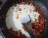 A picture of step 7 of Creamy Pink Sauce Pasta.
