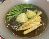 รูปขั้นตอนการทำที่ 7 ของ น้ำพริกกะปิปลาทูทอดผักรวม