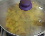 A picture of step 3 of South Indian rice thakali.