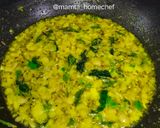 A picture of step 3 of Pithala and Bhakri.