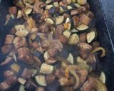 Grillzöldséggel töltött tortilla recept fázis 2 fotója