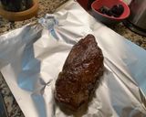Φωτογραφία βήματος 5 της συνταγής Black Angus USDA Prime Striploin Steak, ψημένη rare