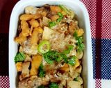 A picture of step 6 of Mix plate Chaat.