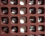Foto langkah ke 2 dari resep Coklat Huruf isi Kismis (ide bakulan).