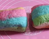 Foto langkah ke 3 dari resep Sandwich Rainbow Bagels.