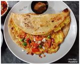 A picture of step 9 of Lachaydar Spicy Anda Paratha With Gajar Ka Halwa.