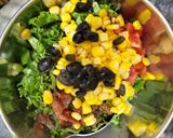 A picture of step 6 of Continental diet salad.