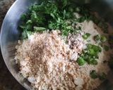 A picture of step 1 of Upwas bhajni muthiya.