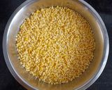 A picture of step 1 of Moongdal Paratha.