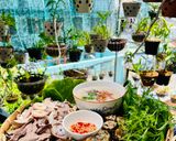 A picture of step 2 of Banh Hoi with Pork Offal – Specialty from Binh Dinh and Phu Yen.