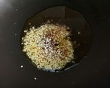 A picture of step 1 of Achari Besan.