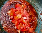 A picture of step 5 of Ringan bataka nu masaledar chatpatu shak.