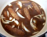 A picture of step 2 of My Sausage in Onion Gravy with Creamy Mashed Potato & Peas. 😘.