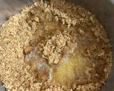 A picture of step 6 of Mango cheesecake.