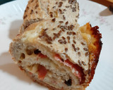 Foto del paso 5 de la receta: Pizza integral rellena 🎉🎊