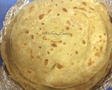 A picture of step 4 of Carrot chapati#CharityRecipe.