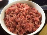 Thịt lợn băm rang tiêu tỏi
