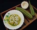 A picture of step 5 of Coconut Ridge Gourd Sabji.