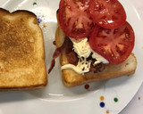 A picture of step 3 of Bu’s basic but different BLT.