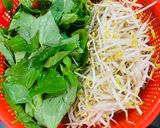 Hình bước làm 1 của món Miến trộn gà xé