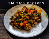 A picture of step 5 of String Beans bhaji.