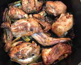 Foto del paso 4 de la receta: Conejo con ajetes en Airfryer Cosori