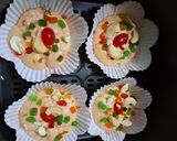 এয়ারফ্রায়ারে ক্রিসমাস কাপকেক (airfrier cupcake recipe in bengali) রেসিপি ধাপ - 10 ছবি