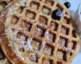 Foto del paso 3 de la receta: Waffles de avena, plátano y arándanos