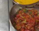 A picture of step 5 of Mexican Sunrise: Eggs with Serrano Pepper, Red Onion, and Tomato.