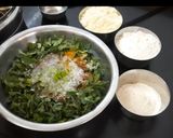 A picture of step 1 of Methi muthiya.