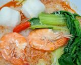 Foto langkah ke 2 dari resep Bihun Laksa Udang (Instan)▪︎.