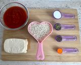 Foto del paso 1 de la receta: Arroz con tomate y huevo vegano