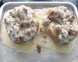 Foto del paso 6 de la receta: Papas rellenas al horno 🥔🧀🍖