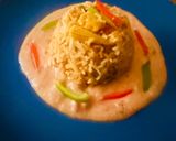 A picture of step 9 of Instant Pot Meal Recipe in 15 Minutes🤘~Quick Rice with Pink Sauce😋.
