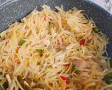 Foto langkah ke 3 dari resep Tumis Pepaya Muda.