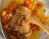 A picture of step 1 of Beef Kare-Kare.