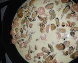 Foto del paso 6 de la receta: Fideos coditos con salsa de camarones y mejillones pelados
