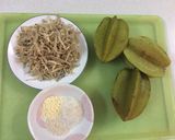Hình bước làm 1 của món Khế bóp cá mơm