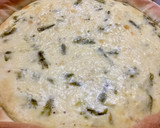 Foto del paso 6 de la receta: Quiche con base de pizza con merluza y trigueros