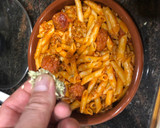 Foto del paso 5 de la receta: Macarrones gratinados con salsa boloñesa y orégano (cocina de aprovechamiento total)