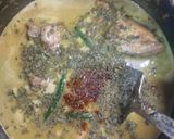 A picture of step 4 of Chicken Haryali.