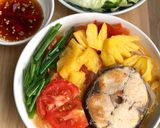 Hình bước làm 4 của món Bún cá thu