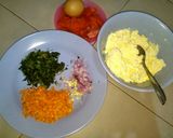 Foto langkah ke 3 dari resep Pepes Tahu Kemangi.