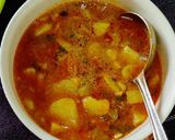 पूरी आलू टमाटर की सब्जी(poori aloo tamatar ki sabzi recipe in hindi) रेसिपी चरण 3 फोटो