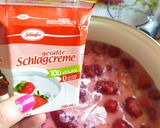 Gyümölcsleves főzès nélkül tej-cukor-glutèn mentes🍓....🤗 recept fázis 3 fotója