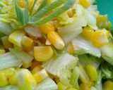 Foto langkah ke 5 dari resep Tumis Sawi putih jagung manis.