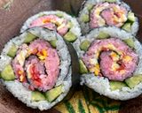 A picture of step 21 of Rose Sushi Roll.