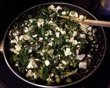 A picture of step 3 of My Mom’s Spanakotyropita (Spinach and Feta Pie) ❤️.
