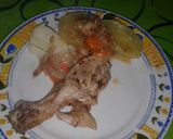 Foto del paso 5 de la receta: Pollo a la sartén con verduras. Papas y batatas  😉