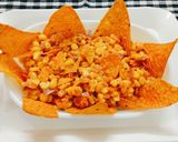 A picture of step 1 of Nachos Corn Chat.